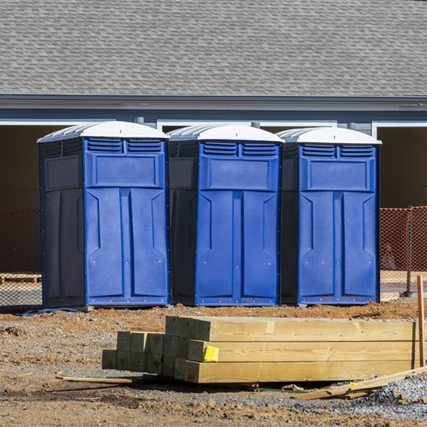 do you offer hand sanitizer dispensers inside the porta potties in Losantville IN